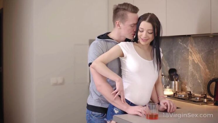 18 Virgin Sex - Emily Bender - Emily Bender In Dude Makes Babe Put Down The Cup Of Tea To Make Sex / 17.05.2021