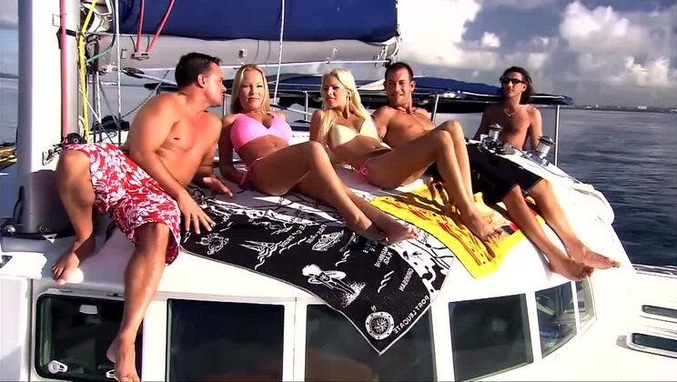 BANG.com - Mike Angelo - J.J. - Boroka Borres - Boroka Bolls Gets Double Fucked On The Ship / 22.07.2021