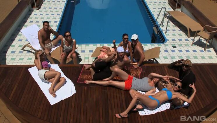 BANG.com - Nataly Von - Aliz - Aliz And Nataly Von Score Some Dick On The Lido Deck / 03.08.2021