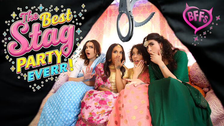 BFFs - Naudi Nala - Nina White - Satine Summers - Jason Sarcinelli - Nikki Slick - Indian Bachelorette Party Turns Into Stripper Fuck-Fest! / 18.09.2024