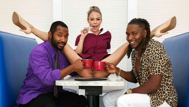Blacks on Blondes - Tee Reel - Summer Vixen - Goldey - Having Summer Vixen's Pussy For Dinner / 13.10.2023