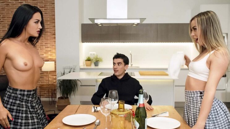 Brazzers - Jordi El Niño Polla - Anastasia Brokelyn - Zuzu Sweet - Double Date with a Desperate Dick / 05.10.2021