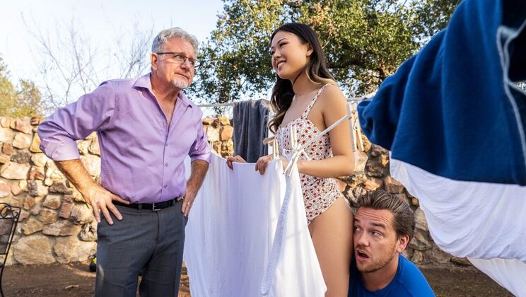 Brazzers - Kyle Mason - Lulu Chu - Cock on the Line / 08.12.2021