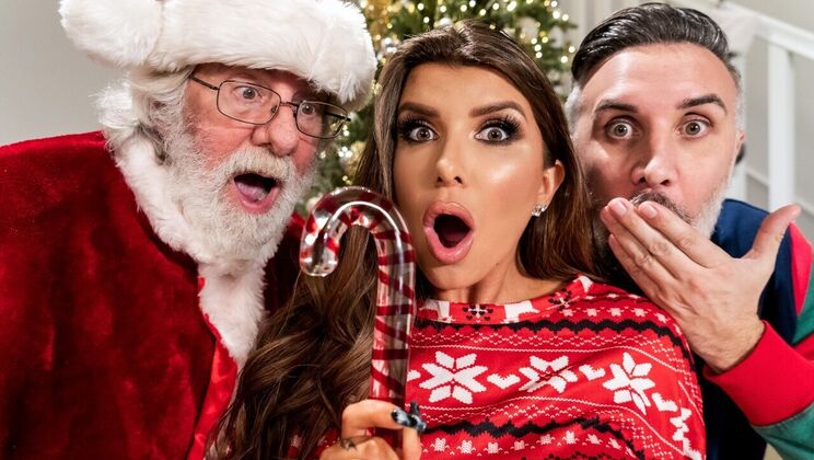 Brazzers - Romi Rain - Keiran Lee - Claus Gets To Watch / 25.12.2020