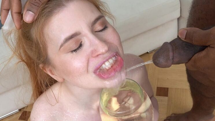 Erika Korti Studio - Shadow - Aliska Dark - Blade - Doricn - Tiny baby Aliska Dark drinks urina & took three blacks into her little holes EKS094 / 09.01.2023