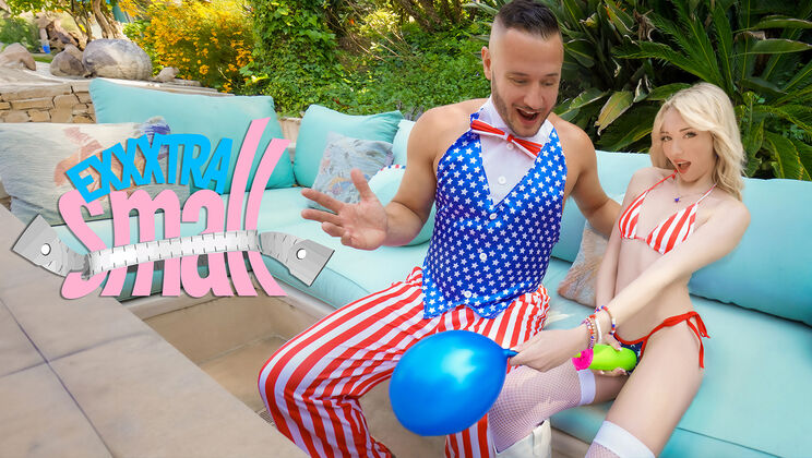 Exxxtra Small - Danny Mountain - Cecelia Taylor - Patriotic Pussy Pounding / 04.07.2024