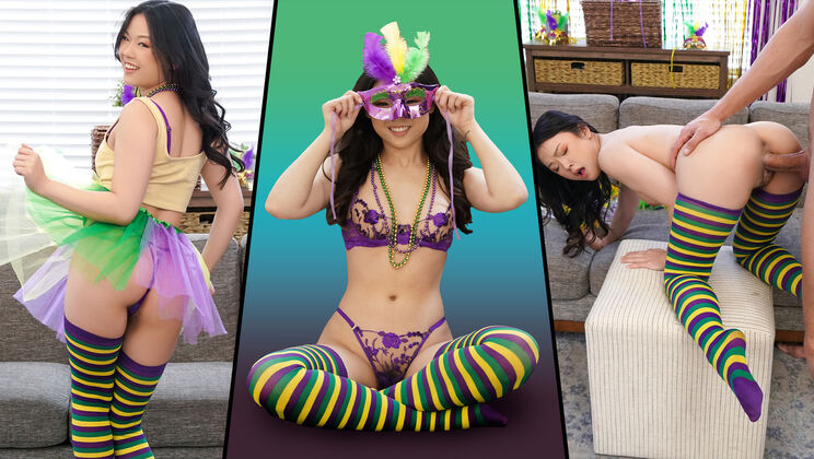 Exxxtra Small - Quinton James - Lulu Chu - Mas-Cock-Rade / 02.02.2023