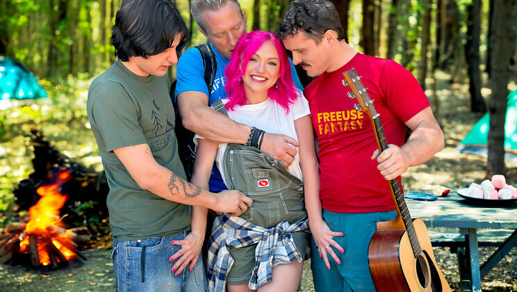 FreeUse Fantasy - Robby Echo - Clarke Kent - Gracie Gates - Elias Cash - “Share Your Girlfriend” Camper Cutie Bathed in Cum / 21.09.2024