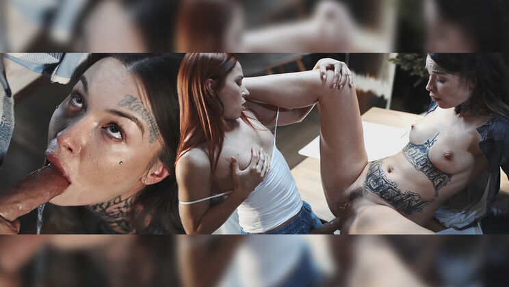 Futanari XXX - Tabitha Poison - Clemence Audiard - Preparing The Art Exhibit / 27.12.2024