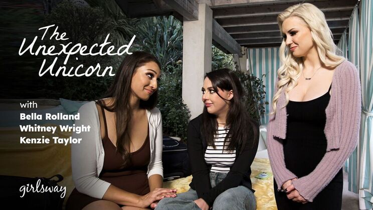 Girlsway - Kenzie Taylor - Whitney Wright - Bella Rolland - The Unexpected Unicorn / 10.12.2023