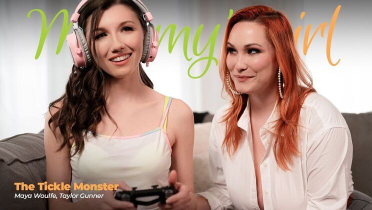 Girlsway - Maya Woulfe - Taylor Gunner - The Tickle Monster / 02.03.2024