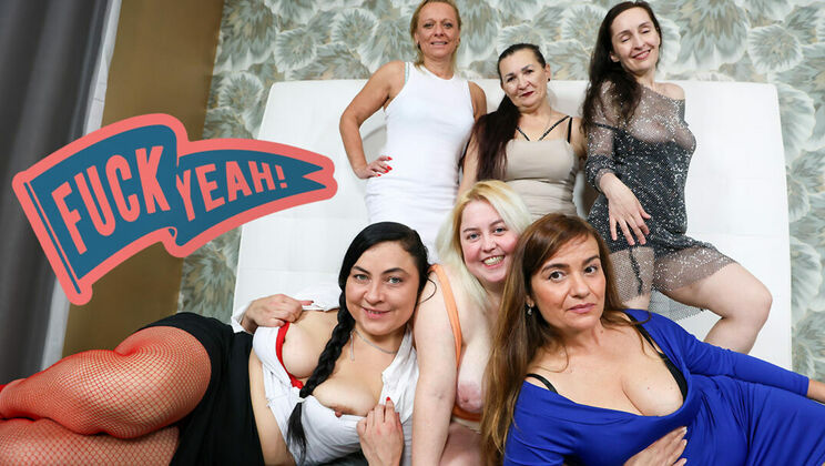 Grandmams - Yvette Moore - Christina Santes - Vittoria Bad - Anna Versailles - Danny Fontana - Camila Love - Dianna Miller - Horny grannies pussies - Part 1 / 28.12.2024