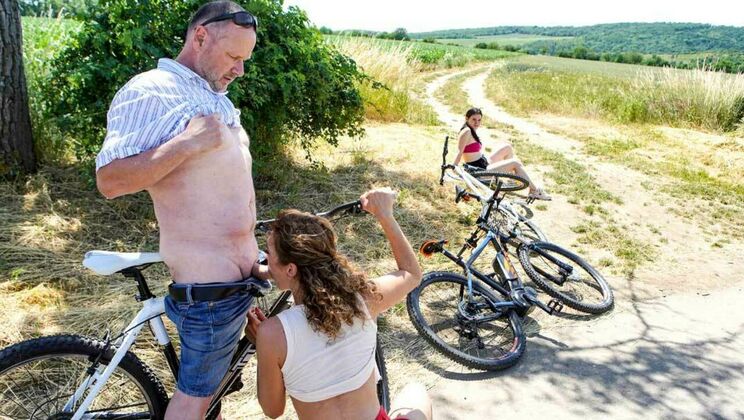 GrandparentsX - Melany - Julia North - Bike and fuck / 11.07.2021