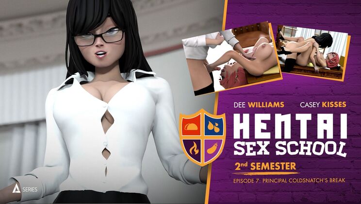 Hentai Sex School - Dee Williams - Casey Kisses - 2nd Semester Episode 7: Principal Coldsnatch's Break / 01.04.2022