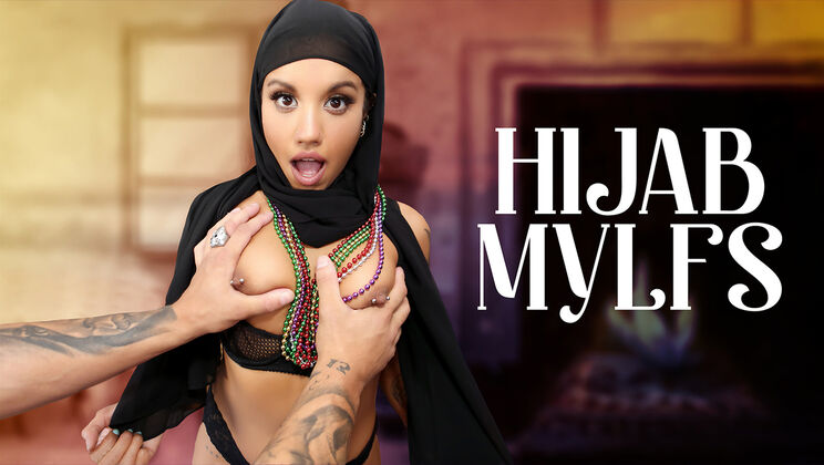 Hijab Mylfs - Nina White - Victor Ray - Nina’s First Mardi Gras / 13.02.2024