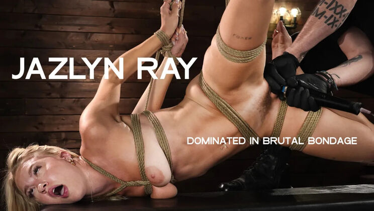 Hogtied (Kink) - The Pope - Jazlyn Ray - Jazlyn Ray Dominated in Brutal Bondage / 17.08.2022