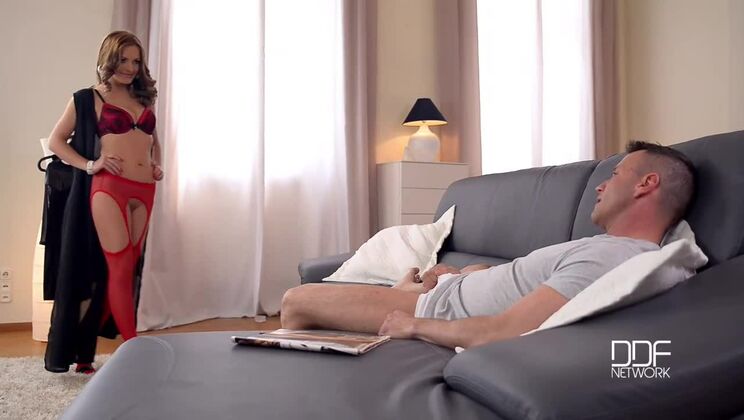 Hot Legs and Feet - Dominica Phoenix - Dominica Phoenix In The Happy Footjobbers / 05.05.2021