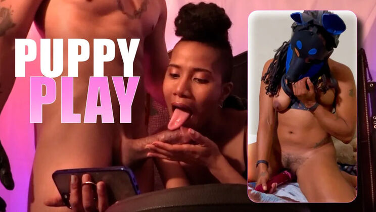Kinky Bites - Jet Setting Jasmine - King Noire - Halo - Puppy Play: King Noire & Jet Setting Jasmine Spy On Halo / 16.08.2021