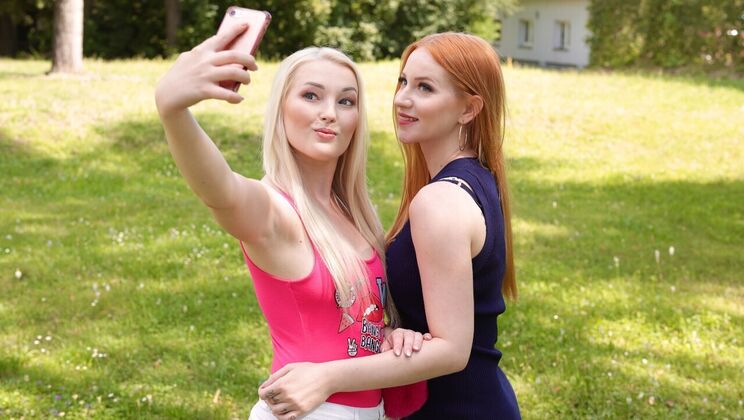 Lesbea - Kiara Lord - Lovita Fate - Blonde and redhead lesbians fuck / 10.04.2021