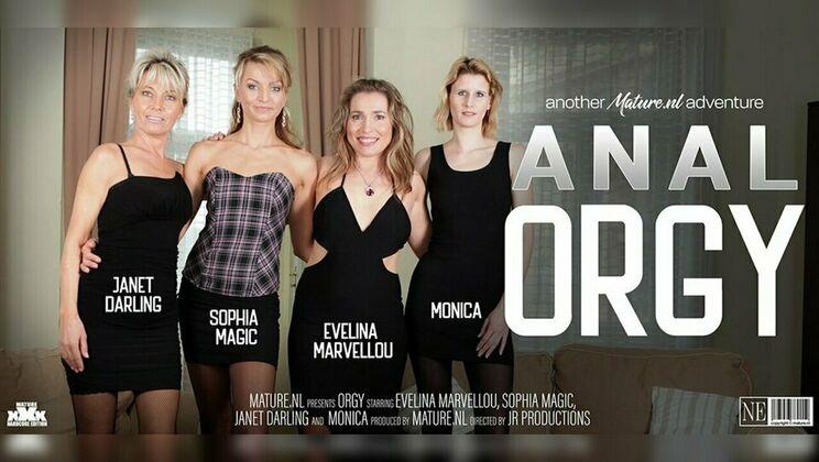 Mature.nl - Denis Reed - Thomas Lee - Sophia Magic - Joachim Kessef - Evelina Marvellou - Steve Q. - Janet Darling - Monica H. - Horny milfs go wild in hardcore anal orgy / 03.07.2023