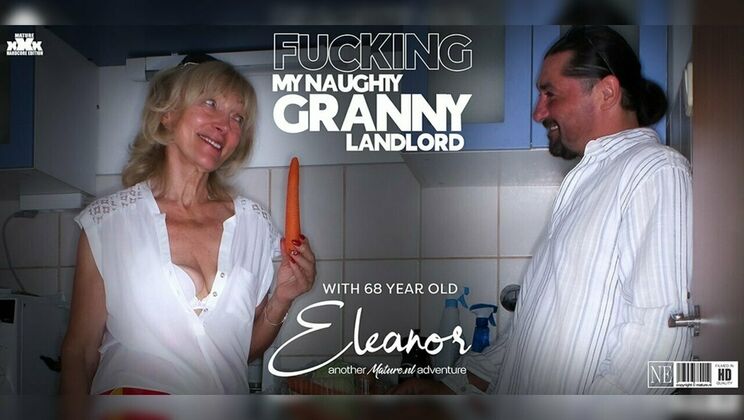 Mature.nl - Eleanor - Leslie Taylor - Lucky to fuck my skinny 68 year old granny landlord Eleanor in her house when her husband just left / 28.10.2024