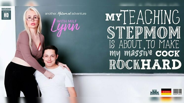 Mature.nl - Jimmy Twice - Lynn (EU) - Blonde MILF Lynn teaches her stepson how to fuck his stepmom and make her cum / 16.09.2024