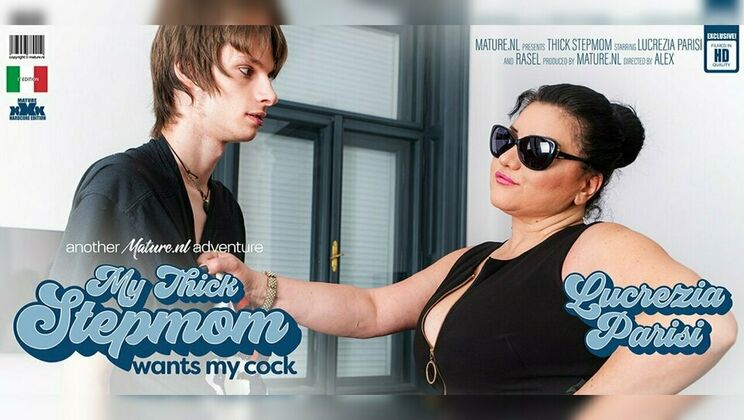 Mature.nl - Lucrezia Parisi (EU) - Rasel - Toyboy gets to fuck his thick Italian stepmom Lucrezia Parisi in his bedroom / 14.12.2022