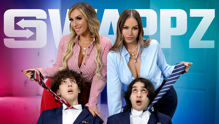 Mom Swap - Desiree Dulce - Elias Cash - Mia James - Dylan Ledger - Hot Milfs Desiree Dulce & Mia James Take Their V-Cards on the Couch! / 12.08.2024