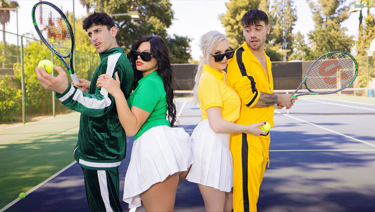 Mom Swap - Kenzie Taylor - Mona Azar - Nade Nasty - Nick Strokes - Serving Balls / 19.07.2023
