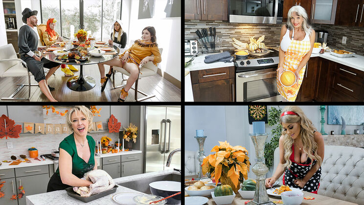 MYLF - Dee Williams - Kayla Kayden - Juliett Russo - Sally D'Angelo - Best Of Thanksgiving Mylfs . / 22.11.2022