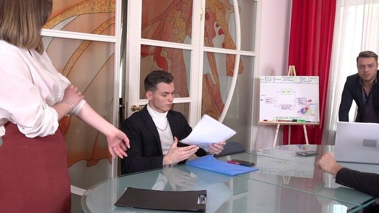 NRX Studio - Willy Regal - Mia Piper - Tommy Gold - Nick Whitehard - Dissolute office with Mia Piper! Kinky secretary sucked the staff (ass licking, hard, DP, DVP, DPP, slaps) NRX101 / 19.04.2021