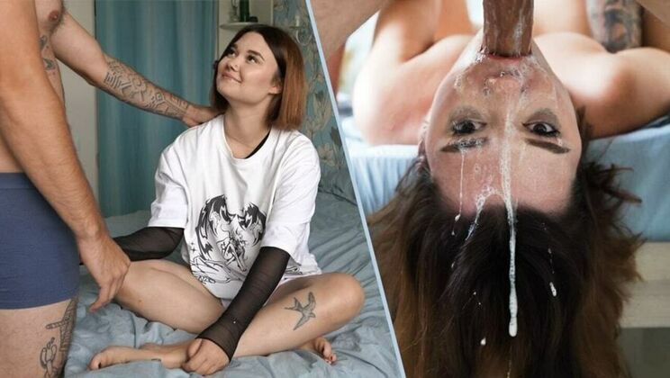 PornForce - Kate Koss - James Koss - Her SLOPPIEST Deepthroat Yet - 10/10 ! / 09.04.2024