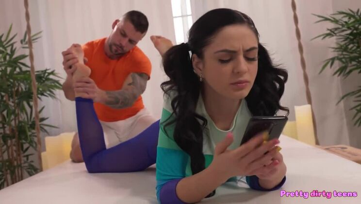 Pretty Dirty Teens - Mia Trejsi - Mia Trejsi - Teen Gently Fucked On Massage Bed / 27.07.2021