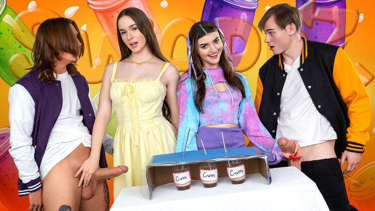 Sis Swap - Hazel Moore - Anthony Pierce - Axel Haze - Pixie Smalls - Julia James - Two Cum Smoothies Coming Up / 29.06.2025