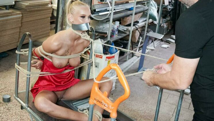 Submissed - ARIELA DONOVAN - Uncomfortable and hogtied / 05.03.2023