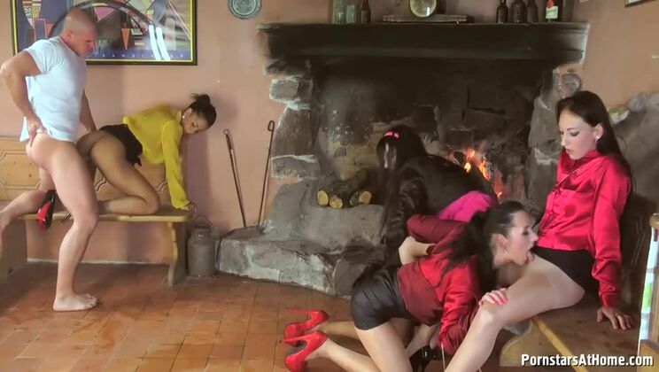 Tainster - Terra Sweet - Isabella Chrystin - El Storm - Victoria Rose - Anita Vixen - Terra Sweet, El Storm And Isabella Chrystin - Pantyhose Piss Party Part 2 / 08.04.2021