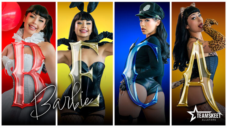 Team Skeet All Stars - Charles Dera - Beca Barbie - October Spotlight: Beca Barbie's Slutty Costumes Won't Stay On for Long / 03.10.2025