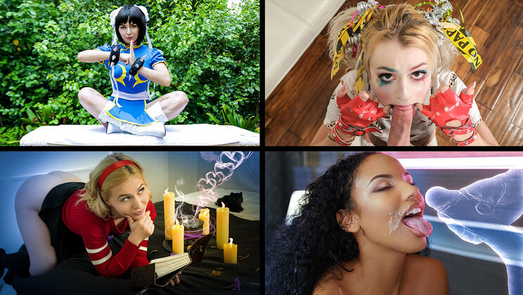 Team Skeet Selects - Bella Rose - Alexa Nova - Nova Cane - Lily Lane - Halloween Sluts Compilation / 31.10.2021