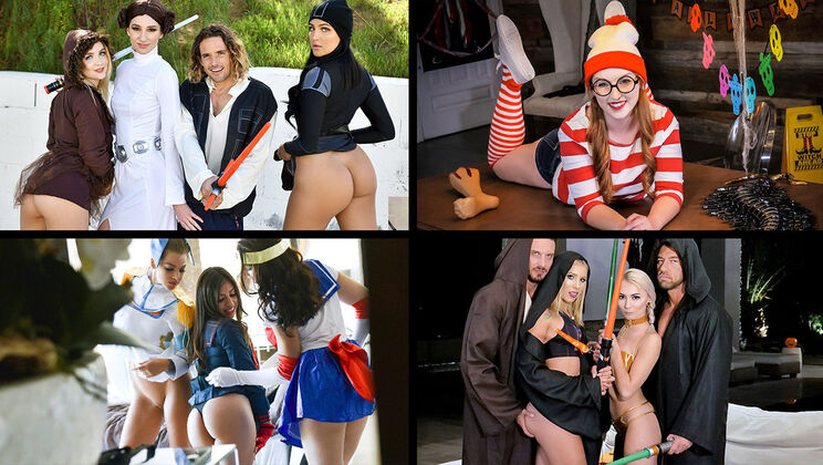 Team Skeet Selects - Daisy Stone - Sami Parker - Brooklyn Gray - Avery Black - A Cosplay Compilation / 08.09.2021