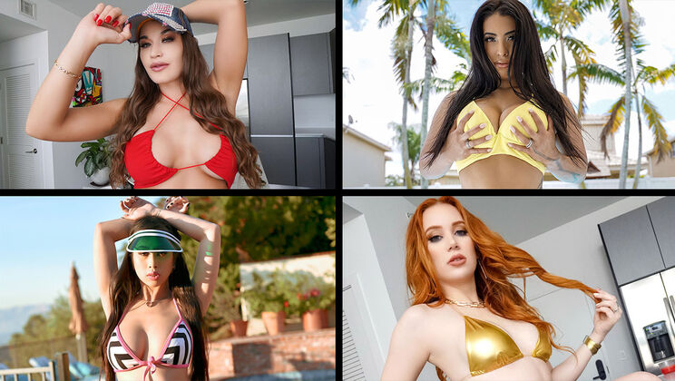 Team Skeet Selects - Jade Kush - Stacy Bloom - Indica Flower - Amirah Styles - Big Tits In Bikinis / 20.07.2022