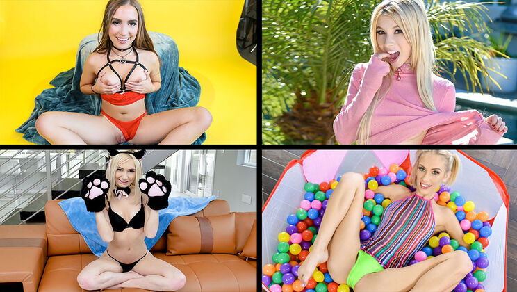 Team Skeet Selects - Kenzie Reeves - Aria Carson - Bailey Base - Kimmy Kimm - An Adorable Compilation / 03.04.2022