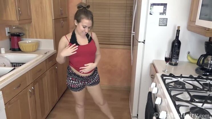 We Are Hairy - Brooke Bliss - Brooke Bliss Masturbates After A Glass Of Wine / 25.03.2021