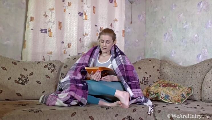 We Are Hairy - Fani - Hairy Woman Fani Finds Reading Very Erotic / 24.05.2021