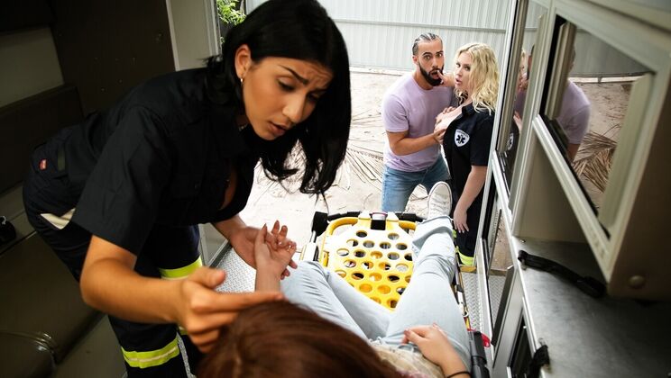 Work Me Harder - Jenna Starr - James Angel - Roxie Sinner - Emergency Threesome / 15.07.2023